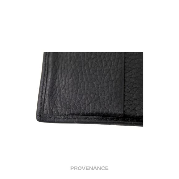 🔴 Gucci Web Bifold Wallet - GG Canvas Black Leather - Picture 6 of 8
